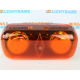 LAP CLBT162A/SP 12/24V R65 1 BOLT Amber Mini-Lightbar PN: CLBT162A/SP